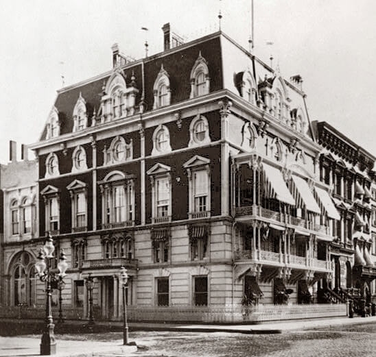 Photo Of The Manhattan Club Circa 1859 Source Wikipedia - Cocktail Hammer