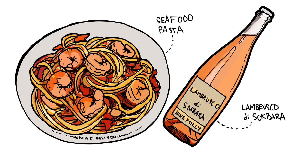 spaghetti-shrimp-fra-diavolo-rose-winefolly-pairing