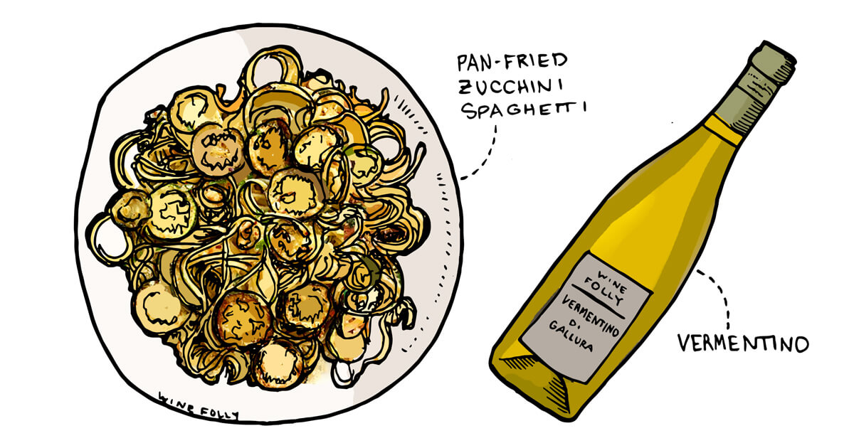 vegetable-spaghetti-zucchini-vermentino-pairing-winefolly